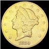 Image 1 : 1880-S $20 Gold Double Eagle CLOSELY UNCIRCULATED