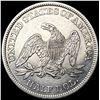 Image 2 : 1843 Seated Liberty Half Dollar CLOSELY UNCIRCULAT