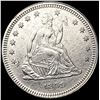 Image 1 : 1859 Seated Liberty Quarter CLOSELY UNCIRCULATED
