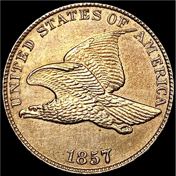 1857 Flying Eagle Cent CHOICE BU