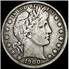 Image 1 : 1900 Barber Half Dollar NICELY CIRCULATED