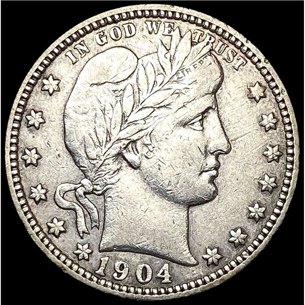 1904 Barber Quarter CLOSELY UNCIRCULATED