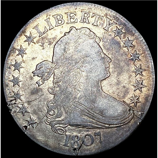 1807 Draped Bust Half Dollar NICELY CIRCULATED