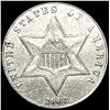 Image 1 : 1862 Silver Three Cent CHOICE AU
