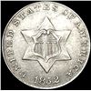 Image 1 : 1852 Silver Three Cent CHOICE AU