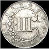 Image 2 : 1852 Silver Three Cent CHOICE AU