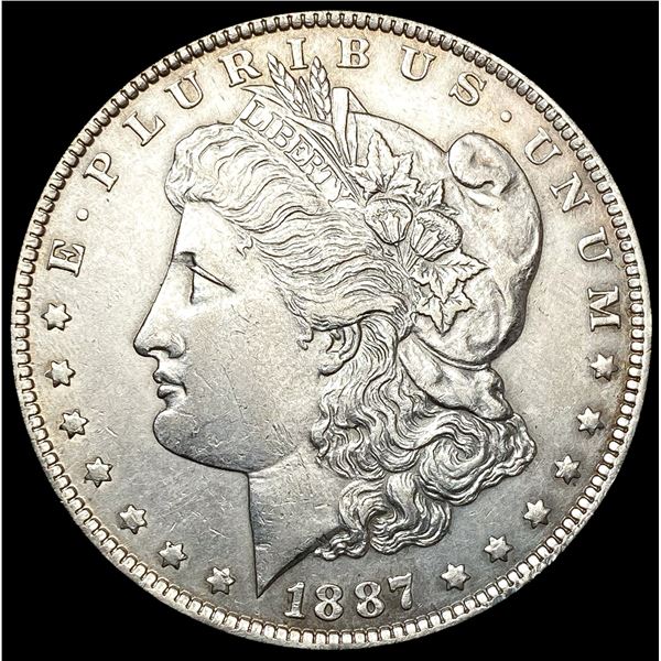 1887-O Morgan Silver Dollar NEARLY UNCIRCULATED