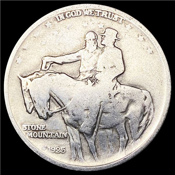 1925 Stone Mountain Half Dollar NICELY CIRCULATED
