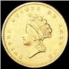 1854 Rare Gold Dollar NEARLY UNCIRCULATED