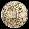 Image 2 : 1854 T2 Silver Three Cent NEARLY UNCIRCULATED