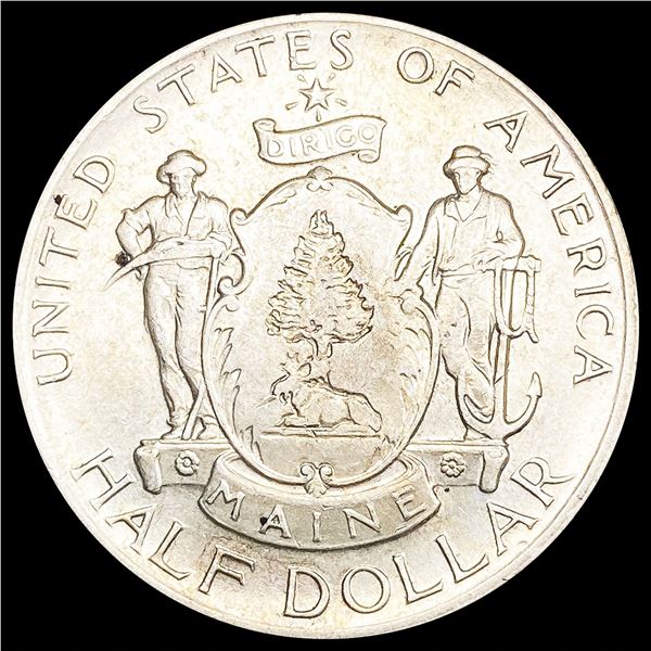 1920 Maine Half Dollar CLOSELY UNCIRCULATED