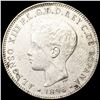 1896 Puetro Rico Silver 40 Centavos UNCIRCULATED
