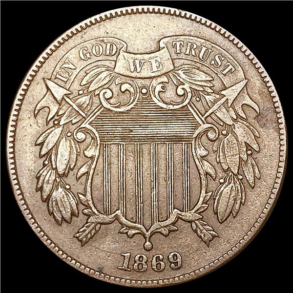 1869 Two Cent Piece CLOSELY UNCIRCULATED