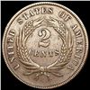 Image 2 : 1869 Two Cent Piece CLOSELY UNCIRCULATED