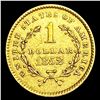Image 2 : 1852 Rare Gold Dollar CLOSELY UNCIRCULATED