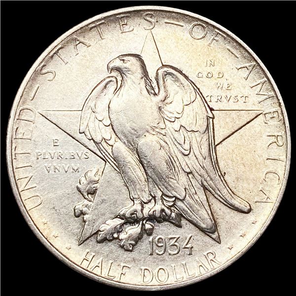 1934 Texas Half Dollar CLOSELY UNCIRCULATED