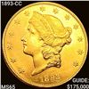 Image 1 : 1893-CC $20 Gold Double Eagle UNCIRCULATED +