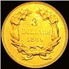 Image 2 : 1889 $3 Gold Piece UNCIRCULATED
