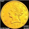 Image 1 : 1847 $10 Gold Eagle CLOSELY UNCIRCULATED