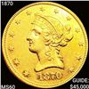 Image 1 : 1870 $10 Gold Eagle UNCIRCULATED