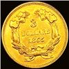 Image 2 : 1855 $3 Gold Piece UNCIRCULATED