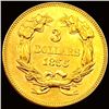 Image 2 : 1855 $3 Gold Piece UNCIRCULATED +