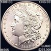 Image 1 : 1889-CC Morgan Silver Dollar UNCIRCULATED +