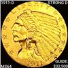 Image 1 : 1911-D $2.50 Gold Quarter Eagle CHOICE BU