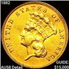 Image 1 : 1882 $3 Gold Piece CLOSELY UNCIRCULATED