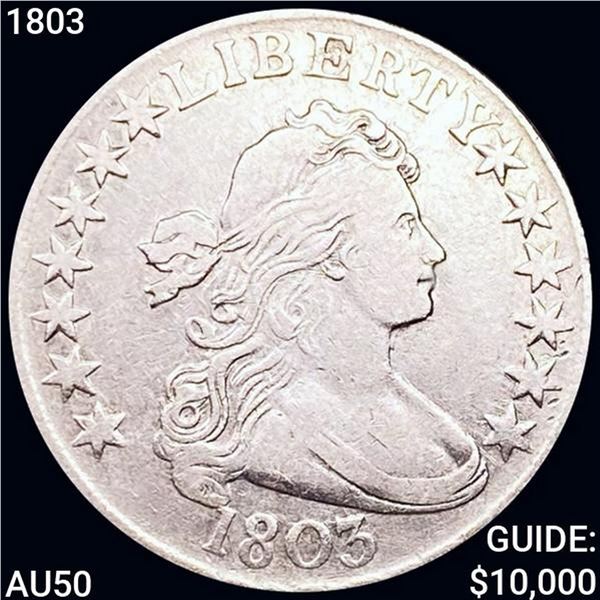 1803 Draped Bust Half Dollar HIGH GRADE