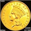 Image 1 : 1859 $3 Gold Piece CHOICE BU