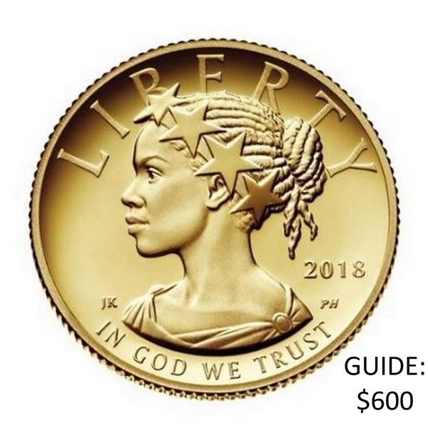 2018 $10 LIBERTY 1/10OZ GOLD GEM PROOF