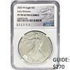 2023-W White Silver Eagle NGC PR70 UCam Sil. Label