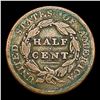 Image 2 : 1828 Classic Head Half Cent NICELY CIRCULATED