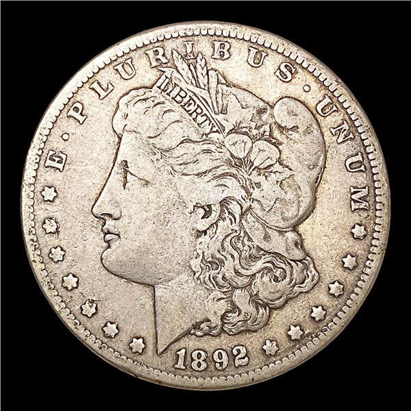 1892-CC Morgan Silver Dollar LIGHTLY CIRCULATED