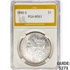 1890-S Morgan Silver Dollar PGA MS63