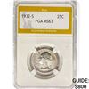 Image 1 : 1932-S Washington Silver Quarter PGA MS63