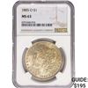 1885-O Morgan Silver Dollar NGC MS63