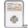 222-235 AD AR Denarius Roman Empire NGC AU