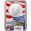 Image 2 : 2020-W Burnished American Silver Eagle NGC MS70