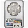 Image 2 : 1886 Morgan Silver Dollar NGC MS63