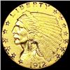 Image 1 : 1912 $2.50 Gold Quarter Eagle CLOSELY UNCIRCULATED