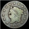 Image 1 : 1821 Coronet Head Large Cent NICELY CIRCULATED
