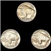 Image 2 : [3] Buffalo Nickels [1936-D, 1938-D/S, 1938-D] UNC