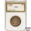 1858-O Seated Liberty Half Dollar PCI EF40 No Mott