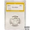1918 Standing Liberty Quarter PGA MS64