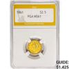 1861 $2.50 Gold Quarter Eagle PGA MS61