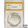 1887-O Morgan Silver Dollar PGA MS63