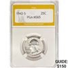 1942-S Washington Silver Quarter PGA MS65