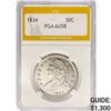 1834 Capped Bust Half Dollar PGA AU58